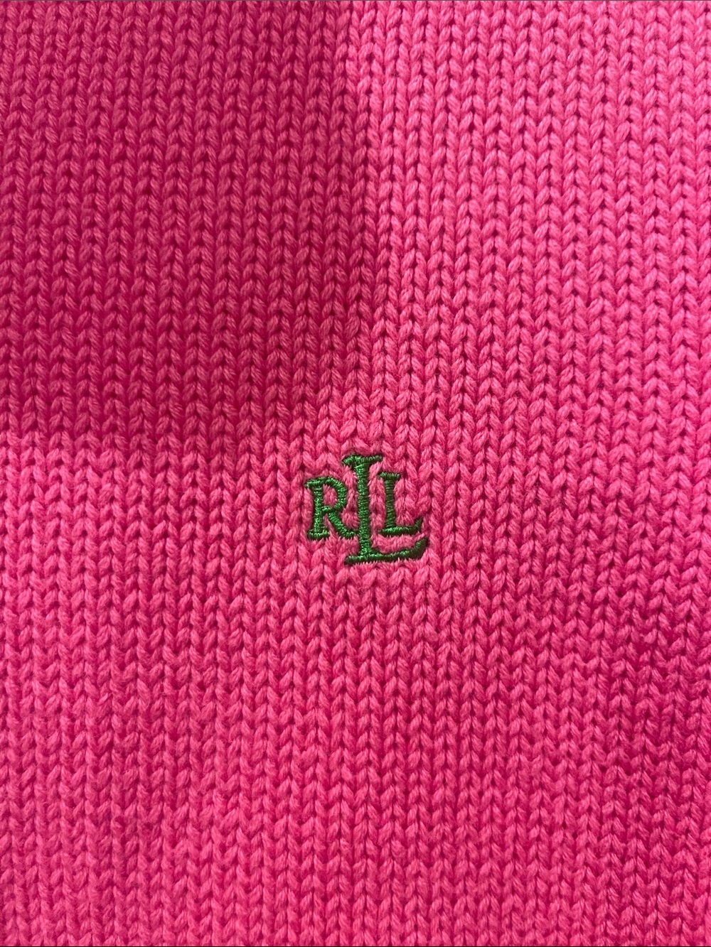 Ralph Lauren Hot Pink Turtleneck Sweater - Picture 3 of 5